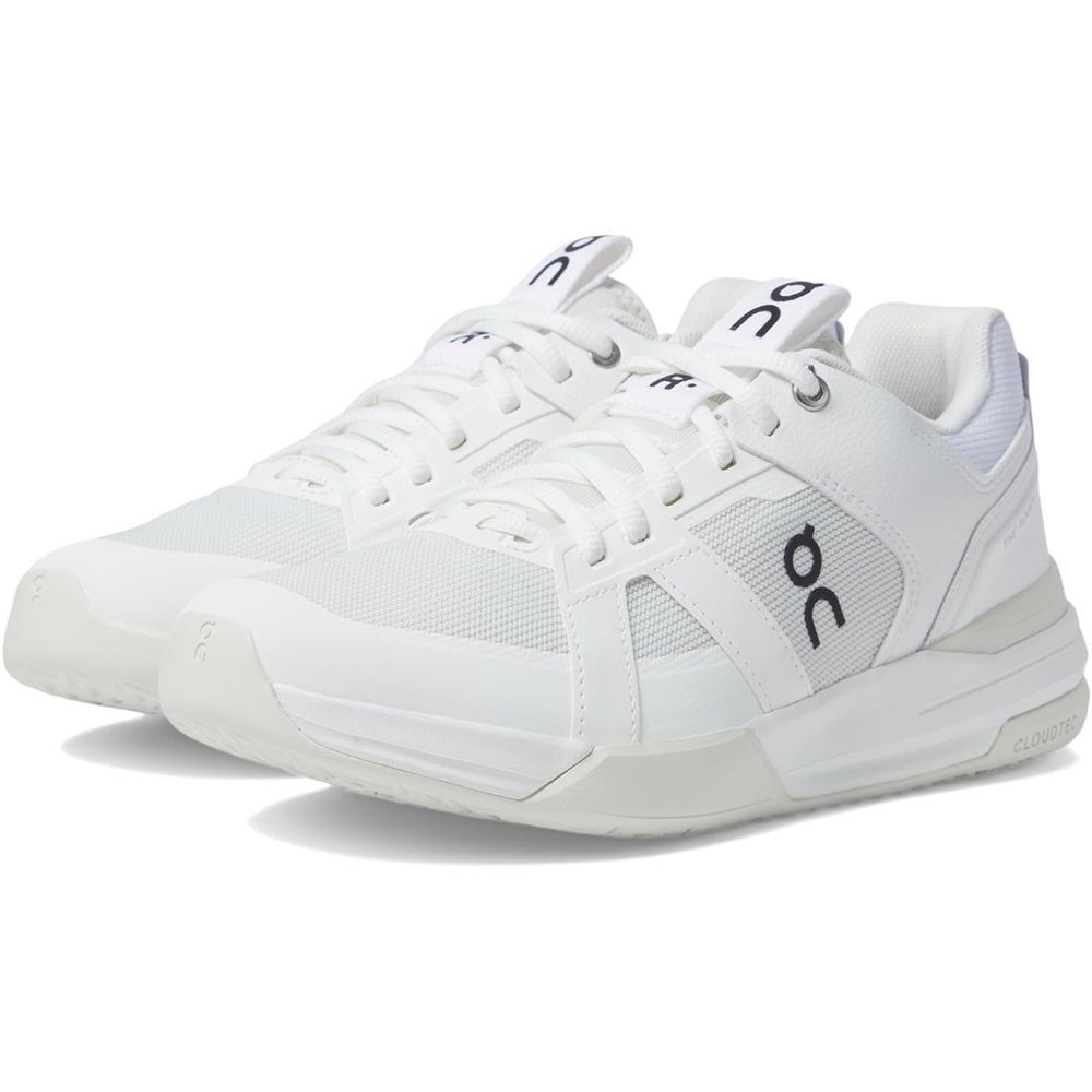 On Running Women's White Sneakers with Black Logo